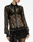 Dolce & Gabbana Dolce & Gabbana Semi-transparent shirt