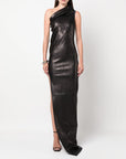 Rick Owens Rick Owens Embroidered denim long dress