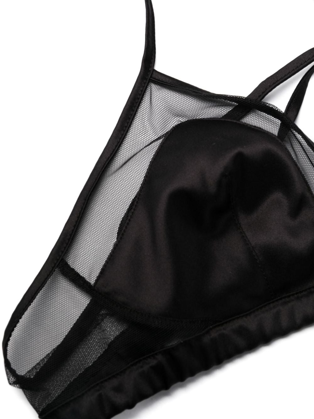 Dolce &amp; Gabbana Dolce &amp; Gabbana panelled tulle satin bra