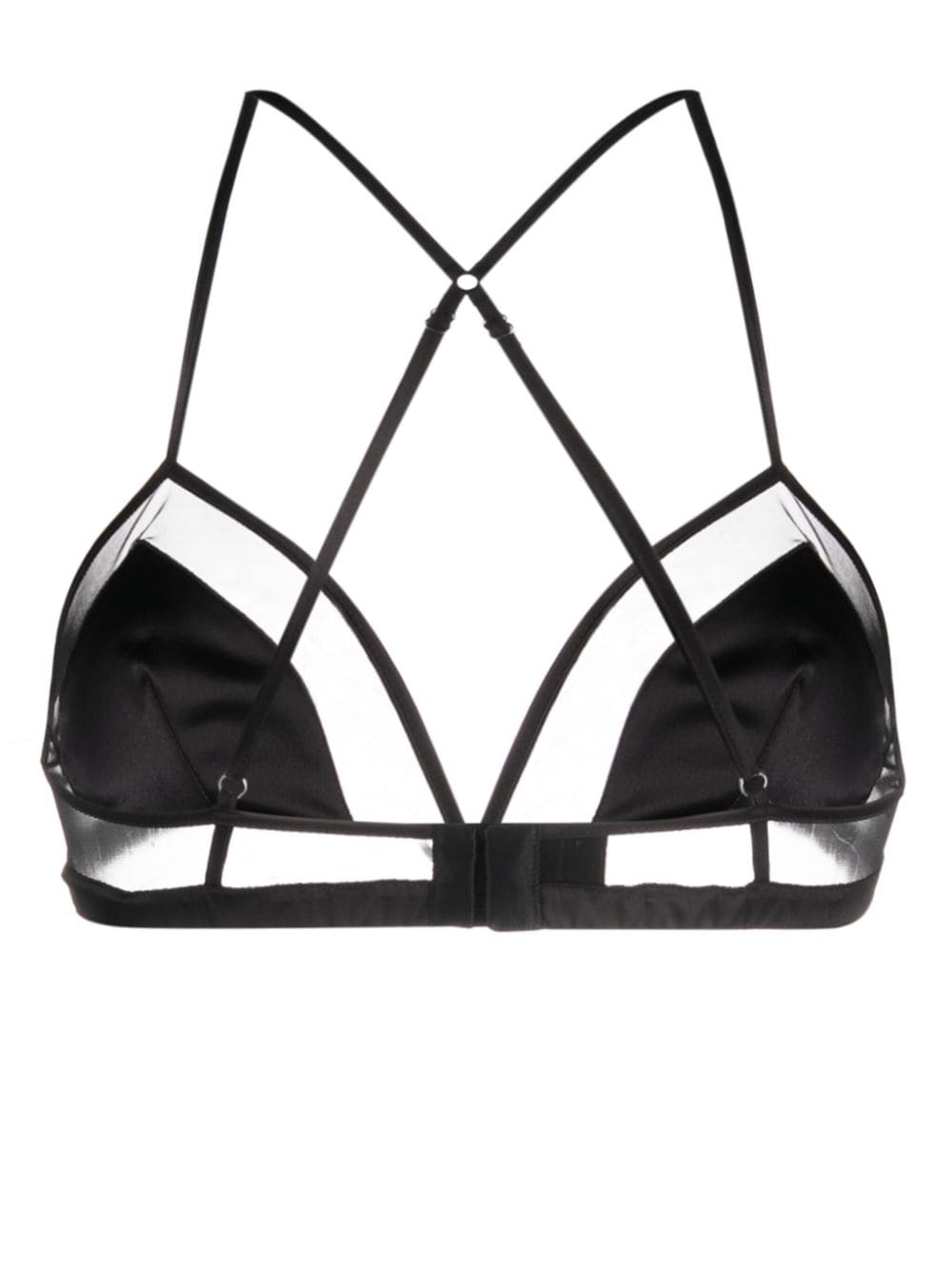 Dolce &amp; Gabbana Dolce &amp; Gabbana panelled tulle satin bra