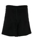 Ganni Ganni logo-patch shorts