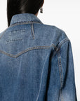 Alexander Mcqueen Alexander McQueen Cropped denim jacket