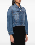 Alexander Mcqueen Alexander McQueen Cropped denim jacket