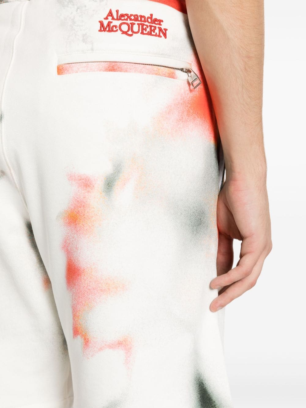 Alexander McQueen Alexander McQueen Tie-dye bermuda shorts