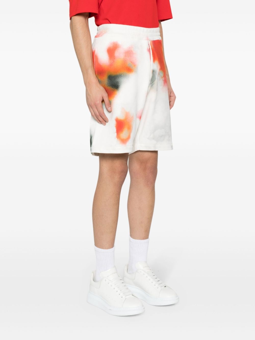 Alexander McQueen Alexander McQueen Tie-dye bermuda shorts