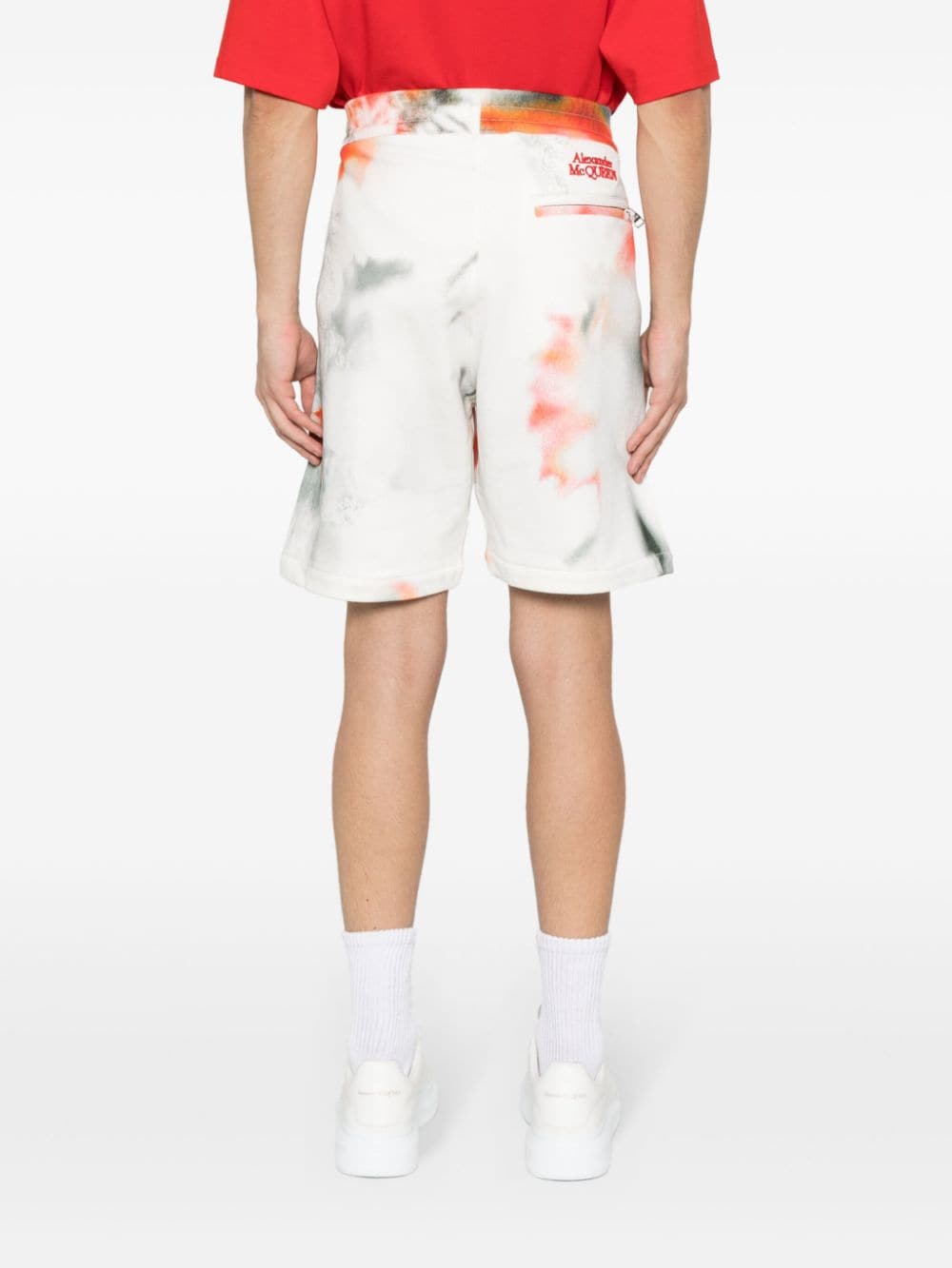Alexander McQueen Alexander McQueen Tie-dye bermuda shorts