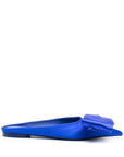 Ferragamo Ferragamo asymmetric-bow Satin Mules