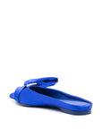 Ferragamo Ferragamo asymmetric-bow Satin Mules
