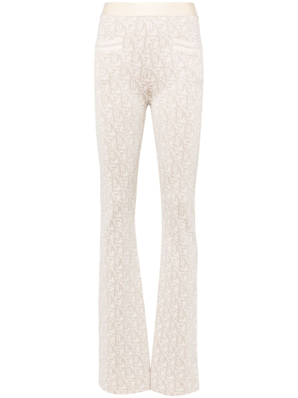 Palm Angels Palm Angels Monogram jacquard knit trousers