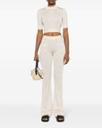 Palm Angels Palm Angels Monogram jacquard knit trousers