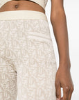 Palm Angels Palm Angels Monogram jacquard knit trousers