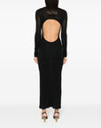 Saint Laurent Saint Laurent Wool blend long pencil dress