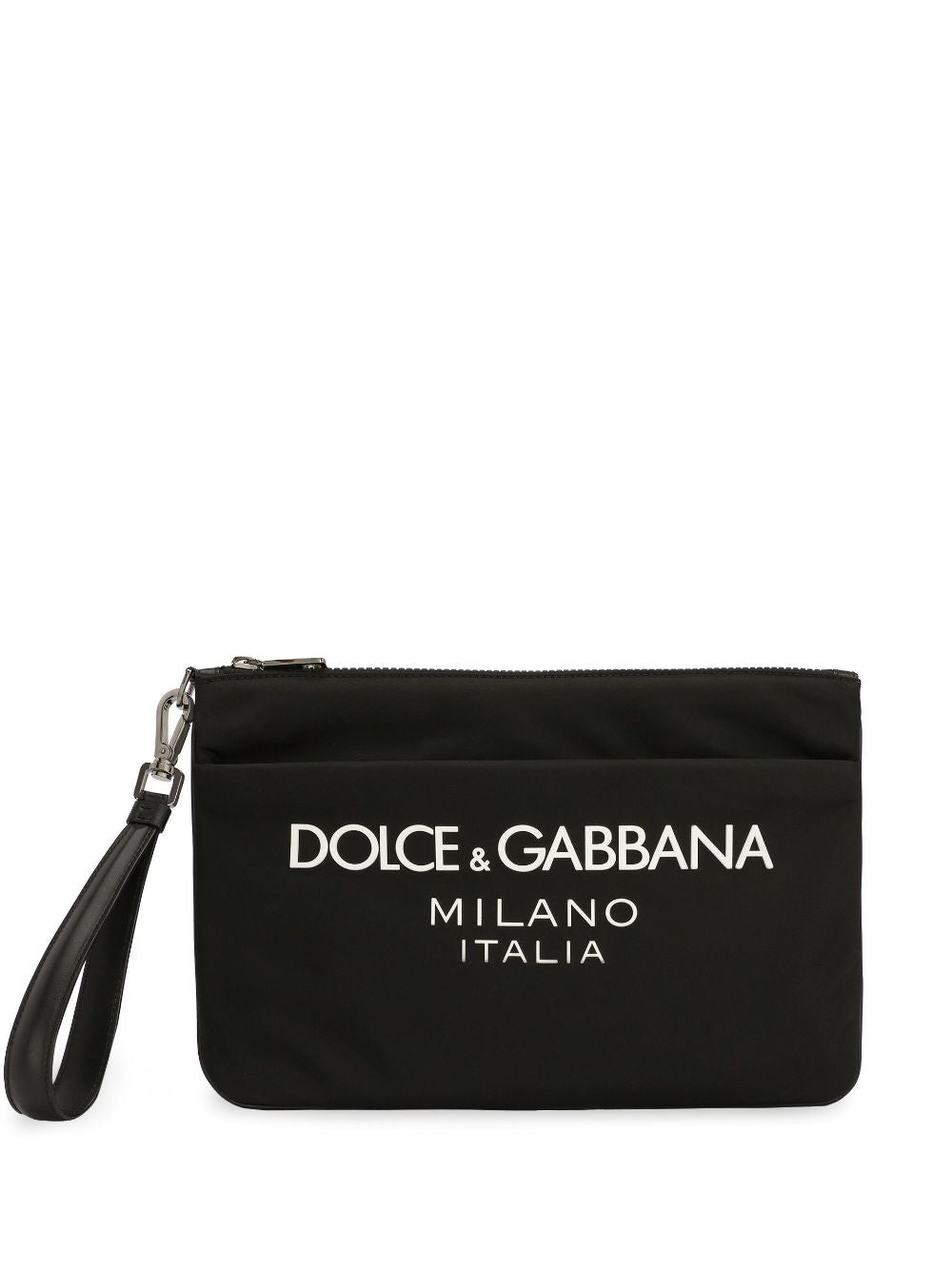 Dolce &amp; Gabbana Dolce &amp; Gabbana Nylon pouch with rubberized logo