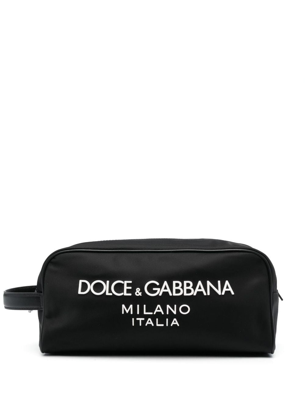 Dolce &amp; Gabbana Dolce &amp; Gabbana Nylon toiletry bag with rubberized logo