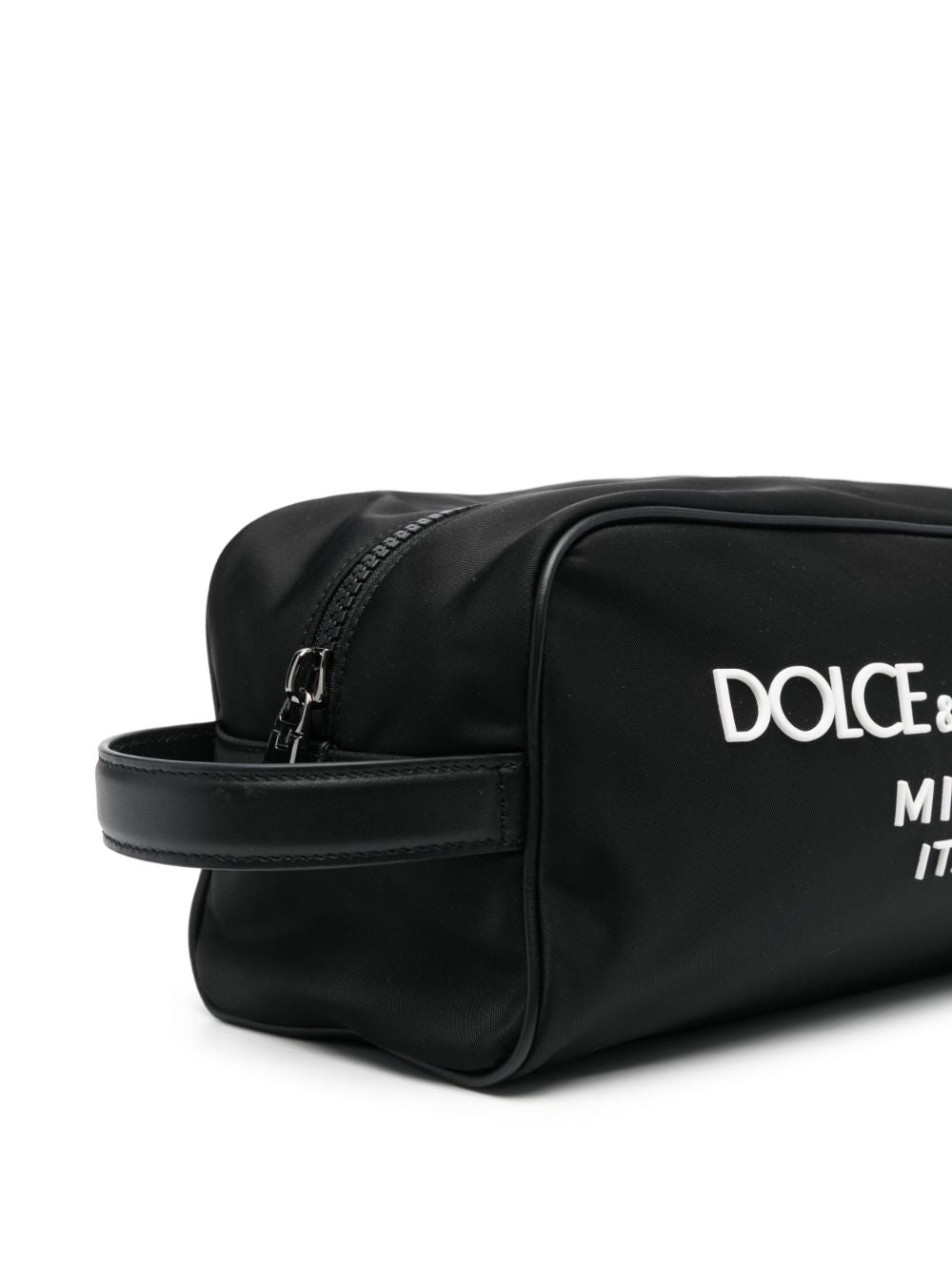 Dolce &amp; Gabbana Dolce &amp; Gabbana Nylon toiletry bag with rubberized logo