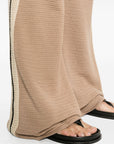 Palm Angels Palm Angels Logo tape knitted trousers