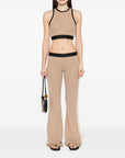 Palm Angels Palm Angels Logo tape knitted trousers