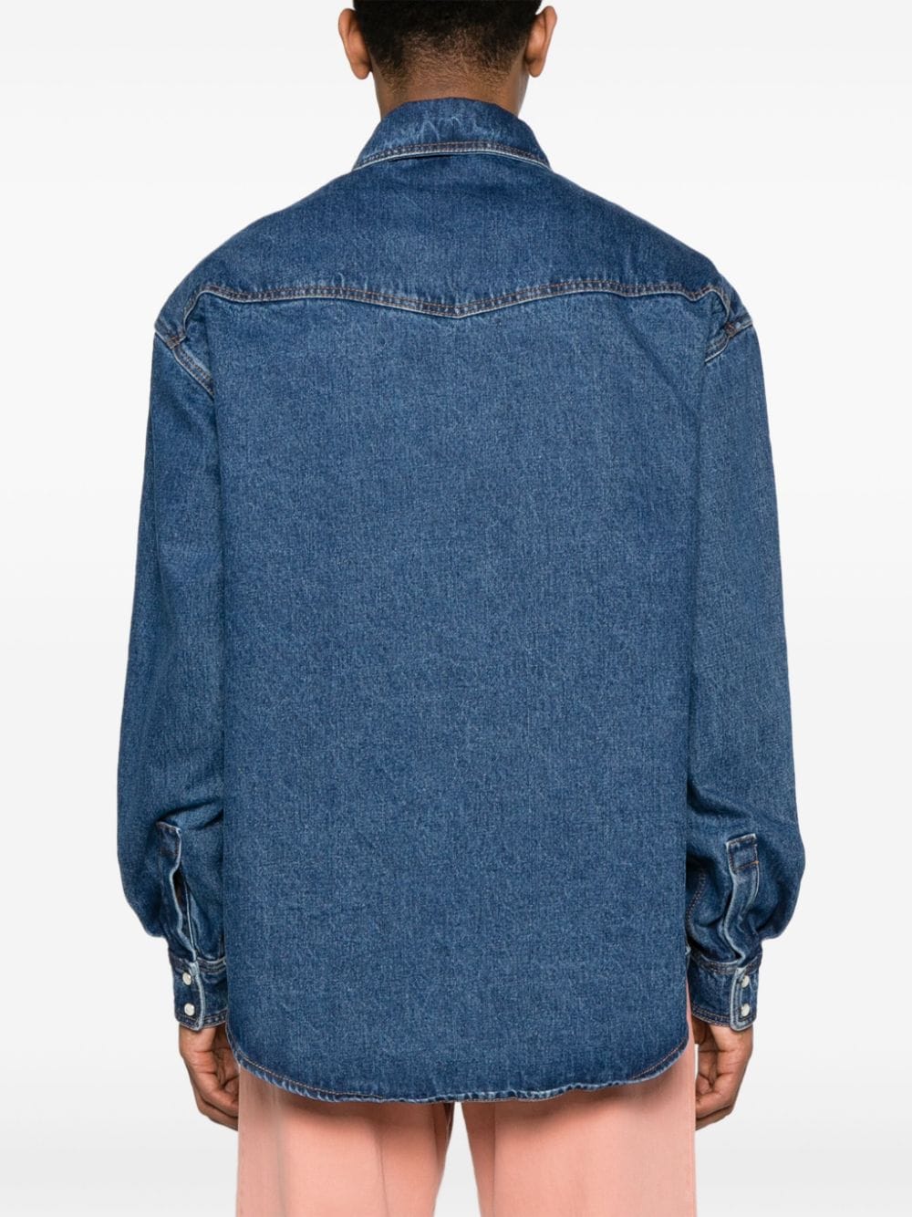 Palm Angels Palm Angels Monogram denim shirt