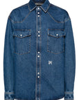 Palm Angels Palm Angels Monogram denim shirt
