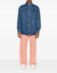 Palm Angels Palm Angels Monogram denim shirt