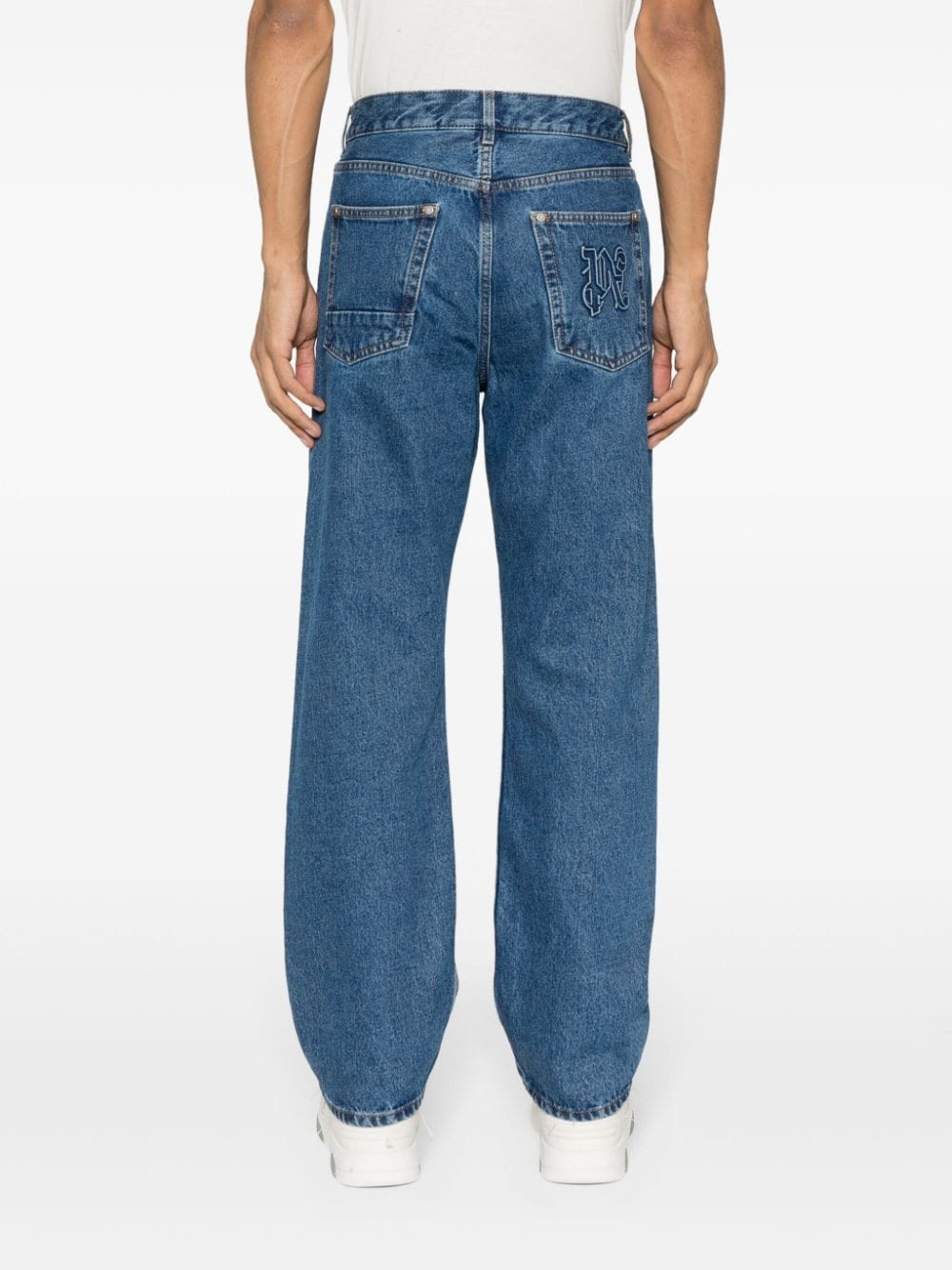 Palm Angels Palm Angels Monogram denim jeans