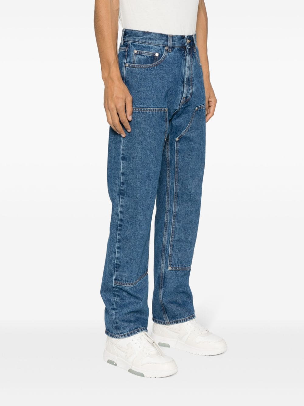 Palm Angels Palm Angels Monogram denim jeans