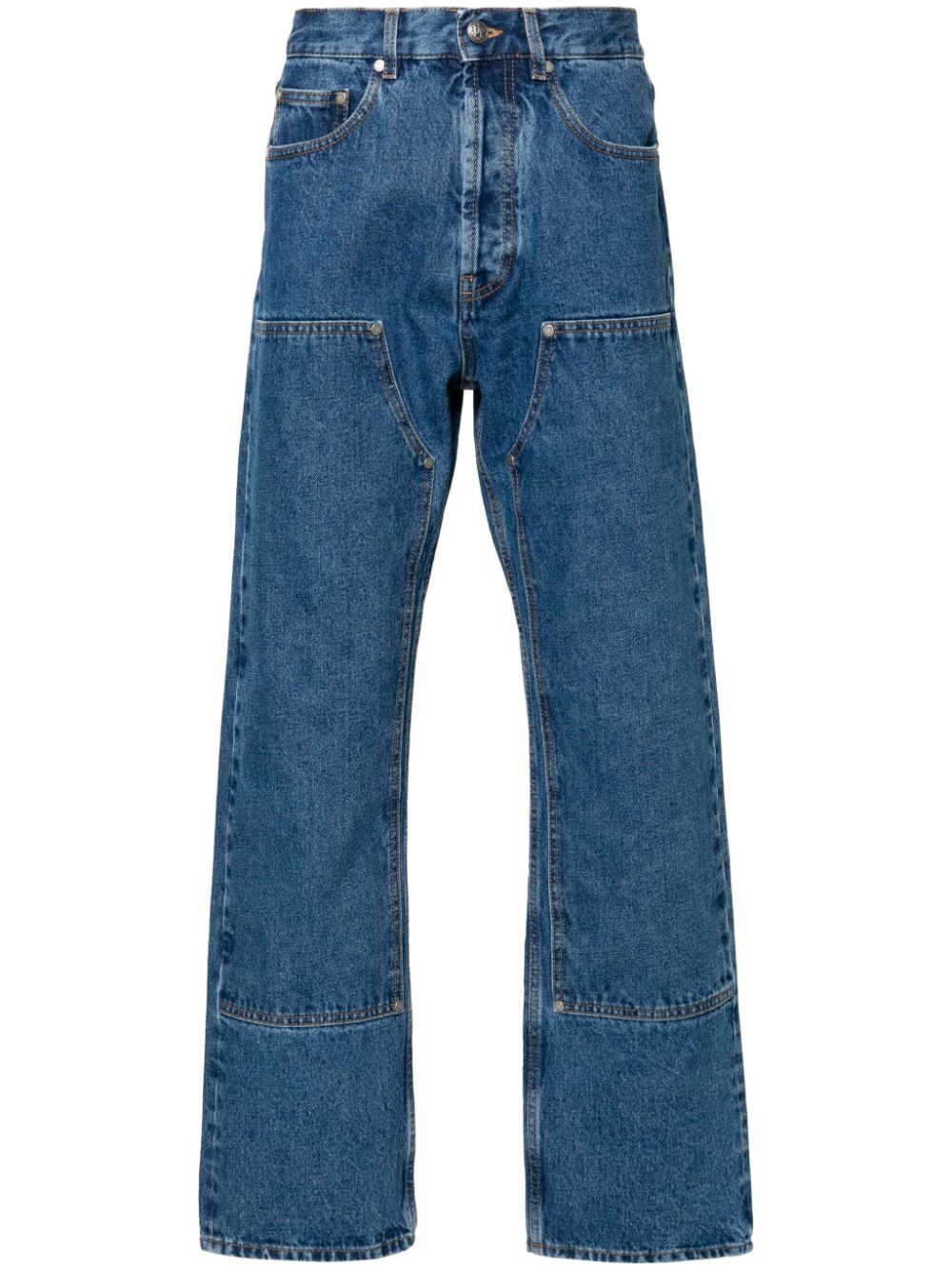 Palm Angels Palm Angels Monogram denim jeans