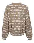 Balenciaga Balenciaga Intarsia Logo Sweater