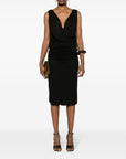 Saint Laurent Saint Laurent V-necked mini dress