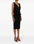 Saint Laurent Saint Laurent V-necked mini dress
