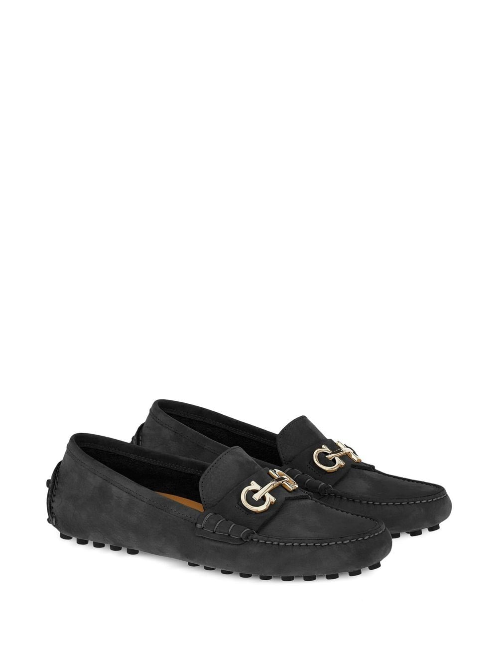 Ferragamo Ferragamo Double Gancini Moccasins