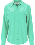 Equipment Equipment Shirts Green