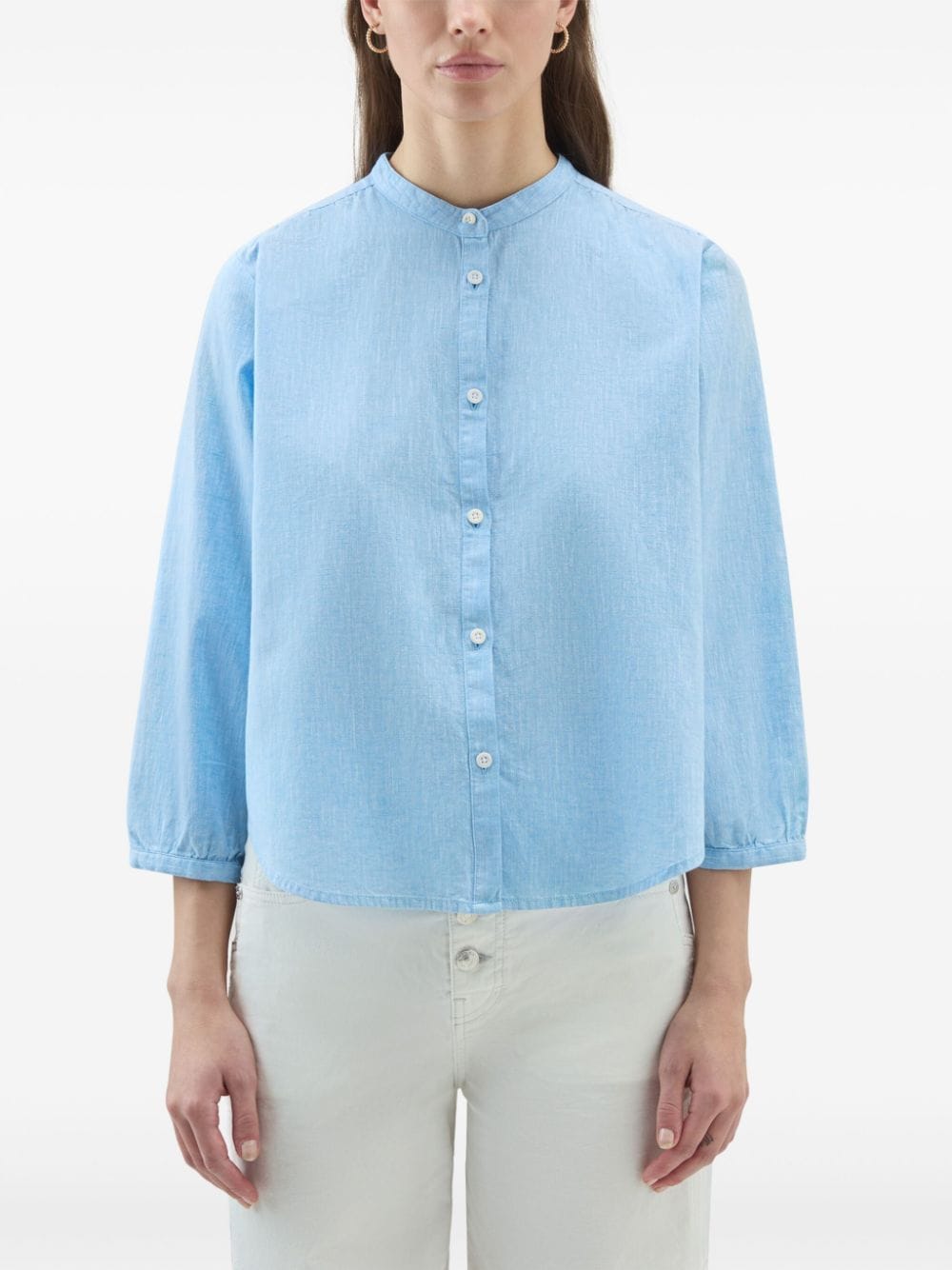 Woolrich Woolrich Shirts Clear Blue