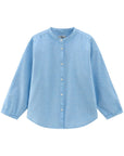 Woolrich Woolrich Shirts Clear Blue