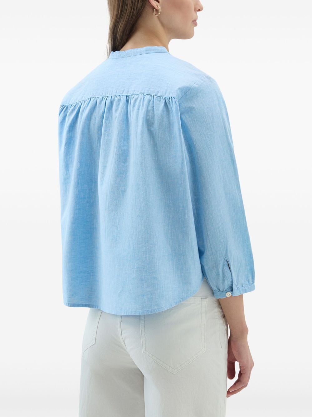 Woolrich Woolrich Shirts Clear Blue