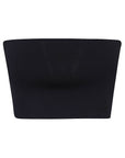 Liviana Conti Liviana Conti Blue bandeau top with tone-on-tone logo Bandeau top