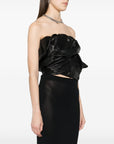 Rick Owens Rick Owens Draped leather bustier