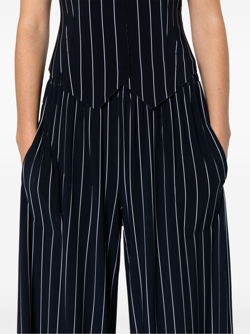 Norma Kamali Norma Kamali Trousers Blue