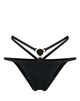 Versace Versace Medusa-plaque strappy bikini bottoms