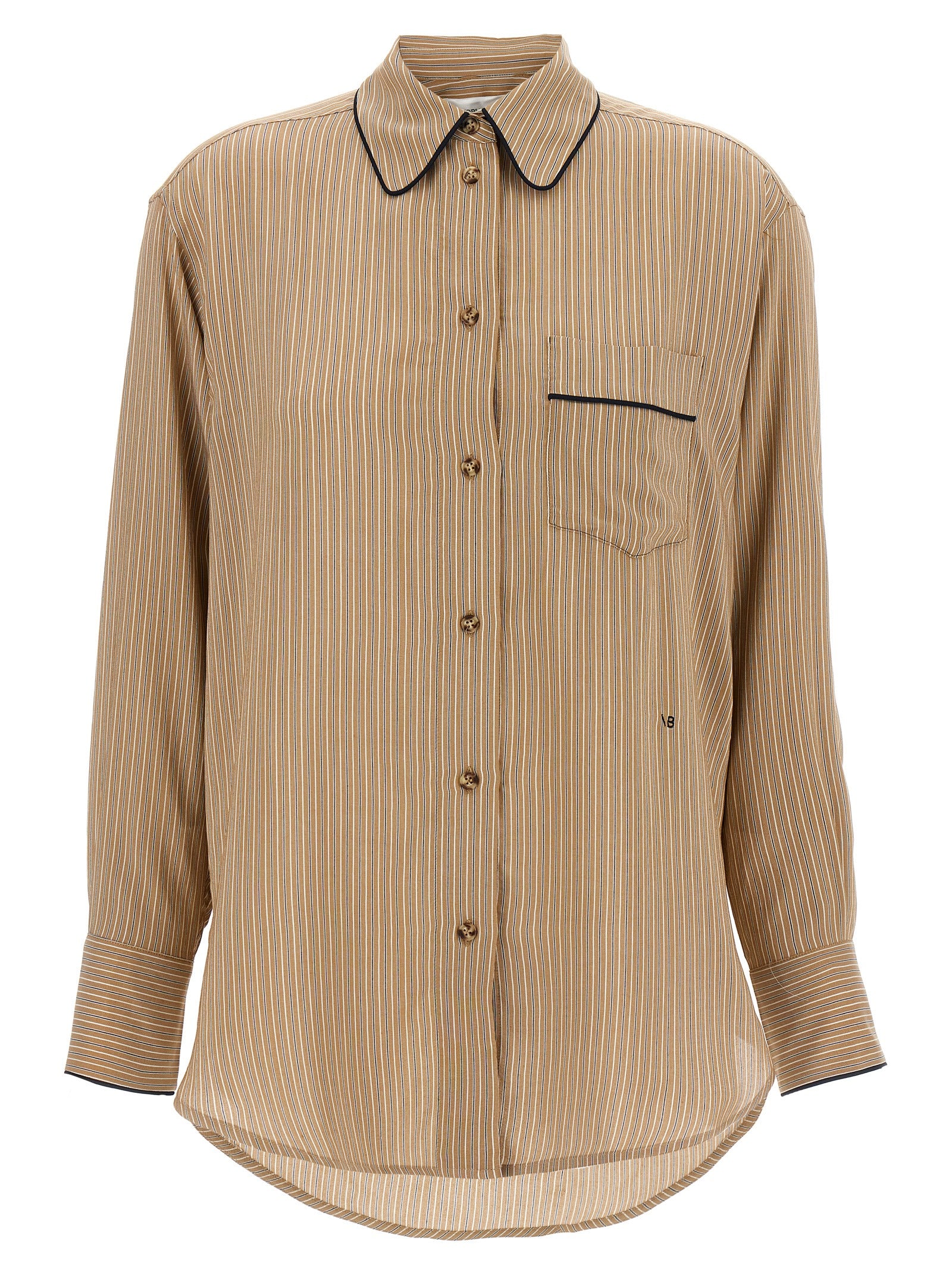 Victoria Beckham Victoria Beckham Piping Detail Pyjama Shirt
