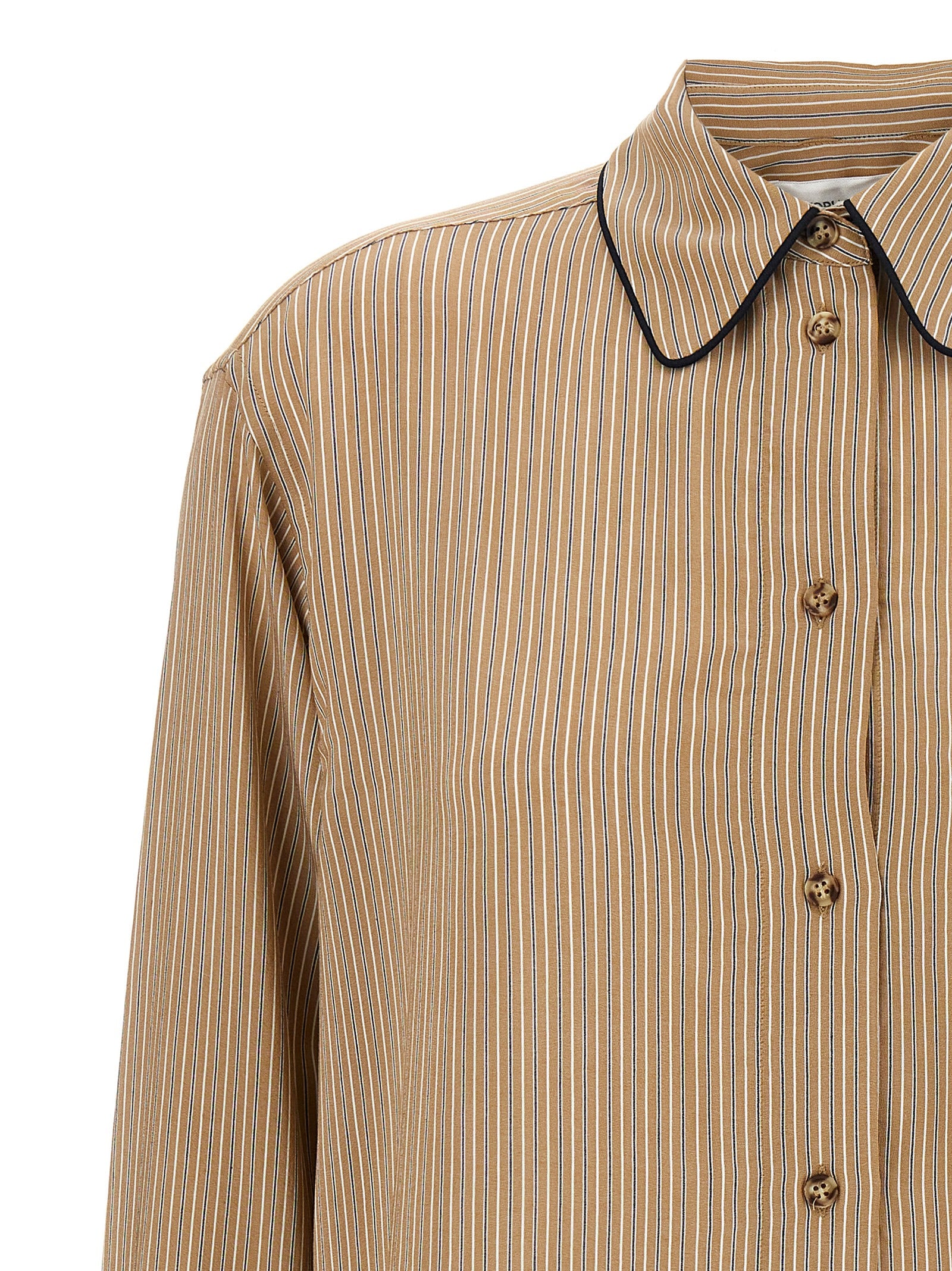 Victoria Beckham Victoria Beckham Piping Detail Pyjama Shirt