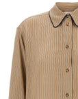 Victoria Beckham Victoria Beckham Piping Detail Pyjama Shirt