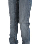 Just Cavalli Chic Blue Washed Slim Fit Denim Jeans