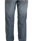 Just Cavalli Chic Blue Washed Slim Fit Denim Jeans
