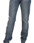 Just Cavalli Chic Blue Washed Slim Fit Denim Jeans