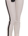 Dolce & Gabbana Elegant Side Stripe Cropped Wool Trousers