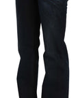 Just Cavalli Chic Mid Waist Straight Denim Pants
