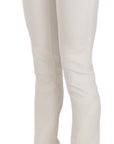 Just Cavalli Elegant Mid Waist Skinny Dress Pants