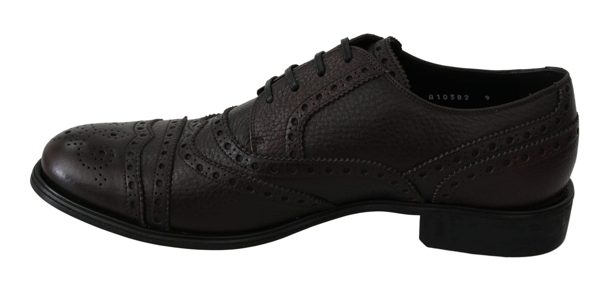 Dolce &amp; Gabbana Elegant Mens Leather Derby Dress Shoes