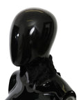 Dolce & Gabbana Elegant Black Lambskin Scarf